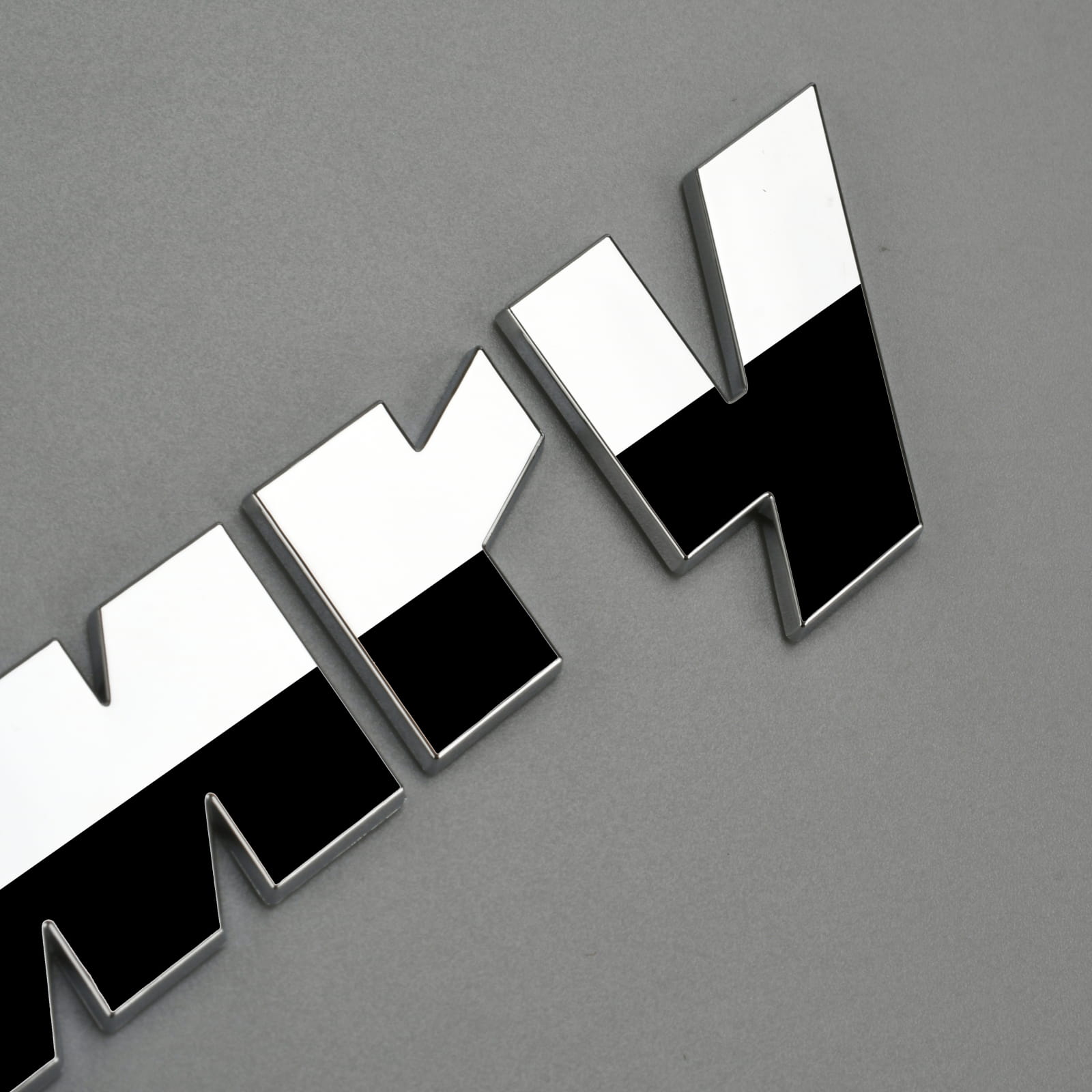 ABS krom emblem 3D-logotyp klistermärke