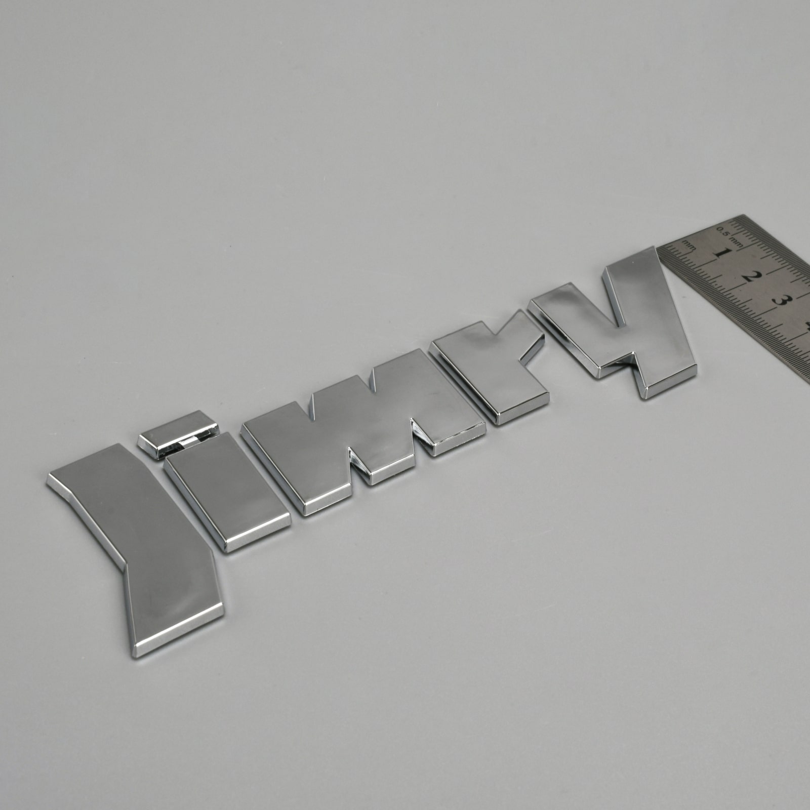 ABS krom emblem 3D-logotyp klistermärke