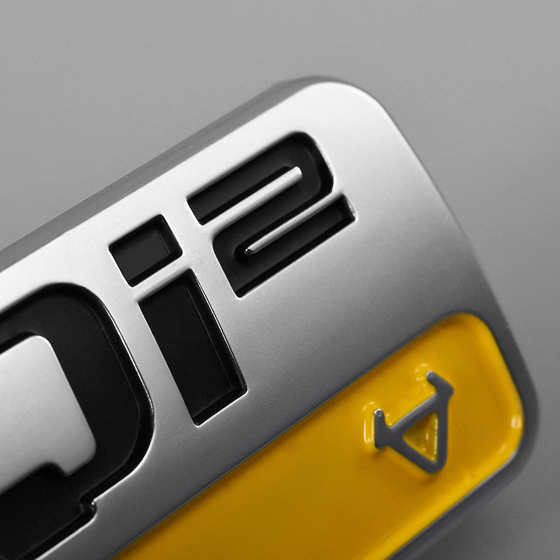 3D Chrome Car Badge