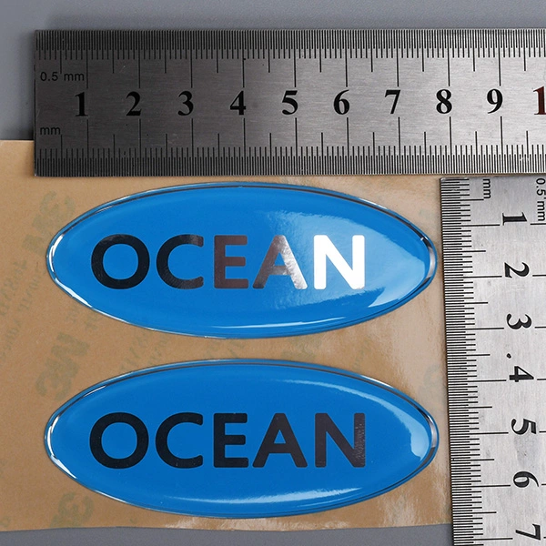 3D Dome Epoxy Harts Sticker