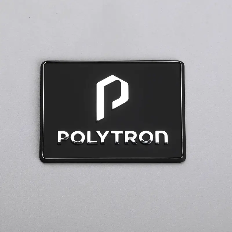 3D Electroform logotypetikett