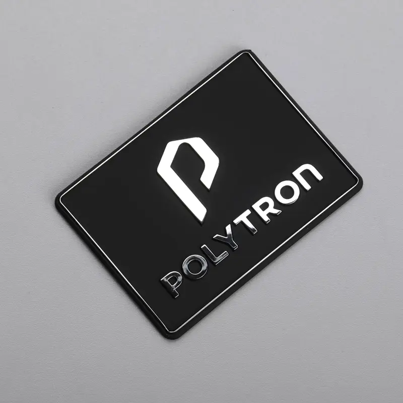 3D Electroform logotypetikett