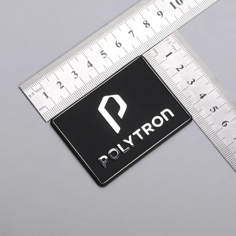 3D Electroform logotypetikett