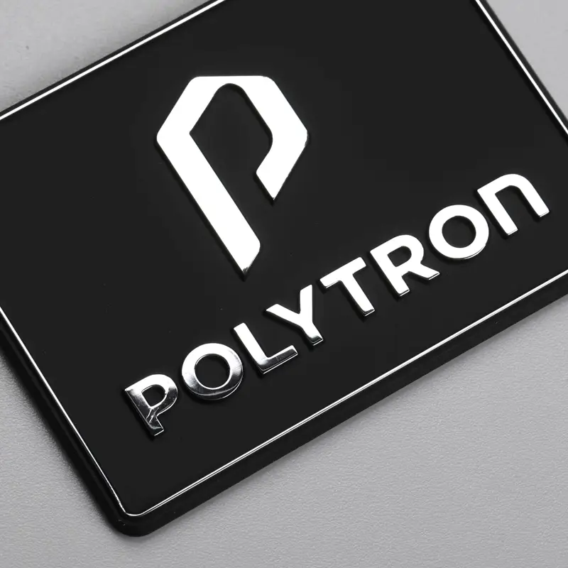 3D Electroform logotypetikett