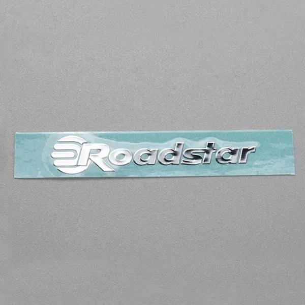 Metalliska etiketter för överföring av 3D-logotyp