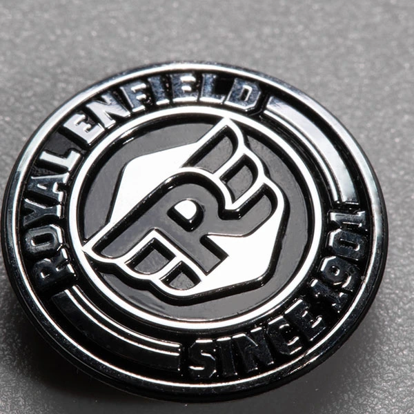 Lyxmärke 3D-förhöjd Nickel-logotypdekal