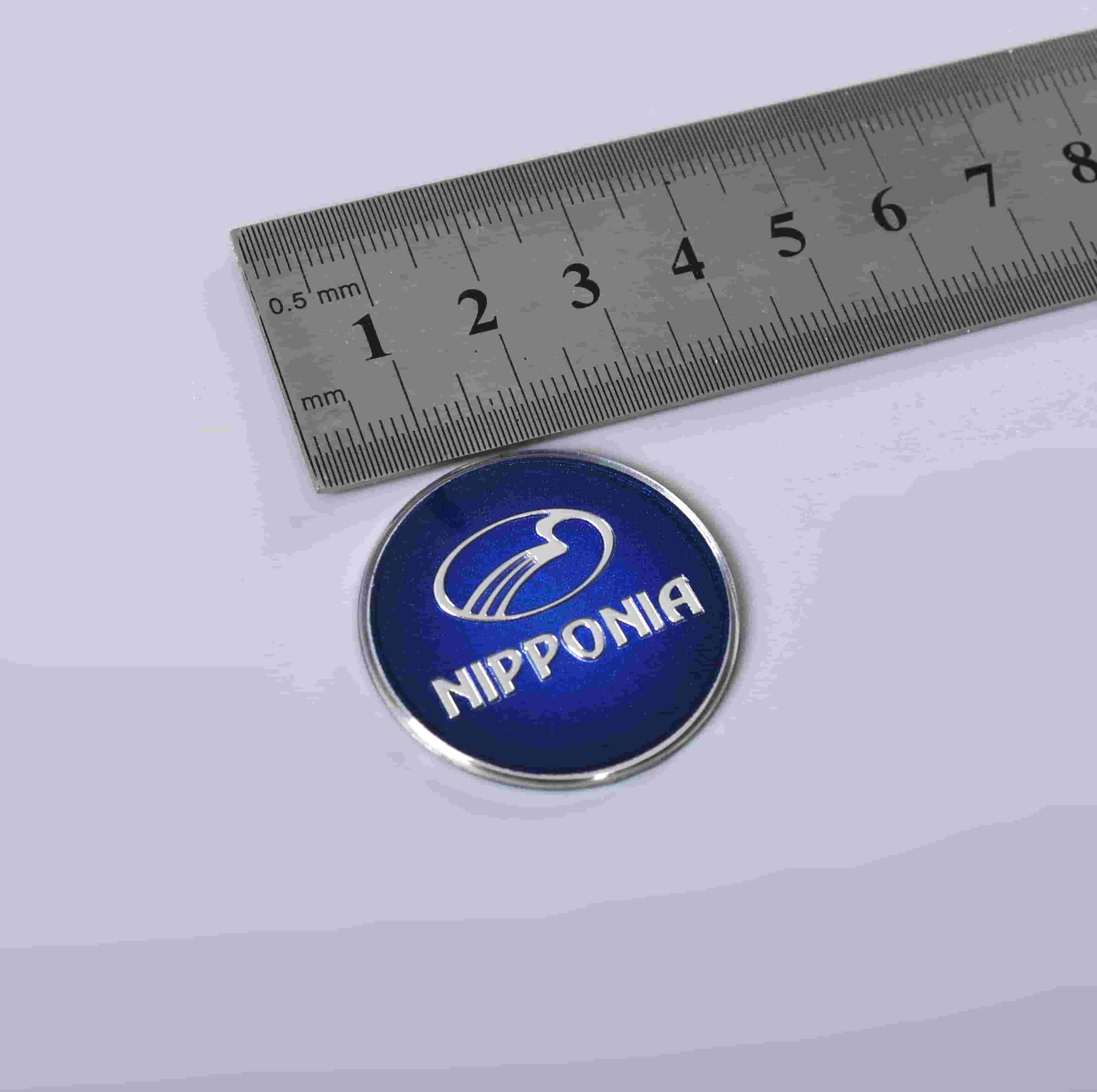 Prägling Logo 3D Plast Emblem