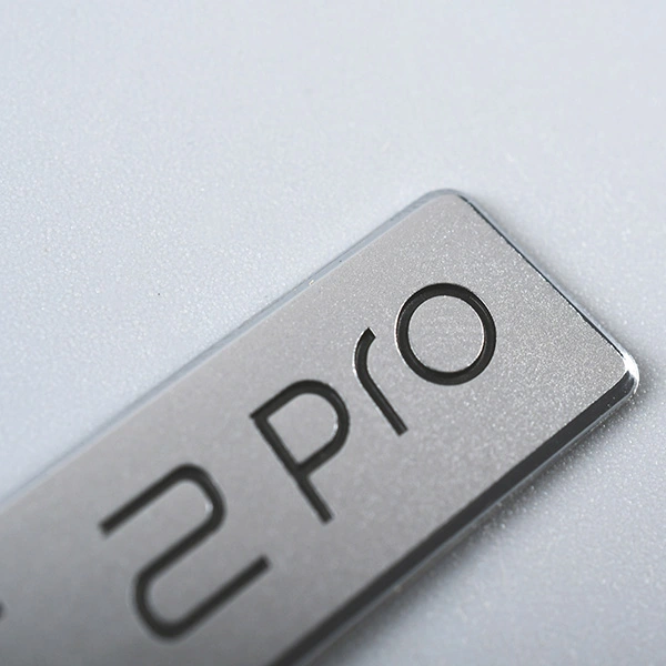 3D Nickel Label Decal Sticker