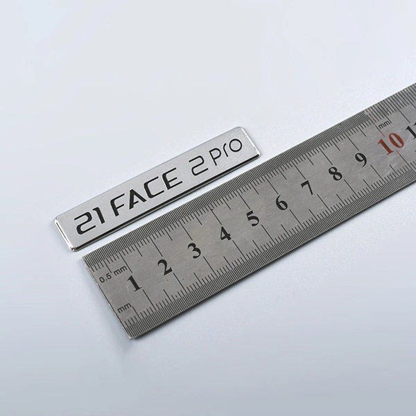 3D Nickel Label Decal Sticker