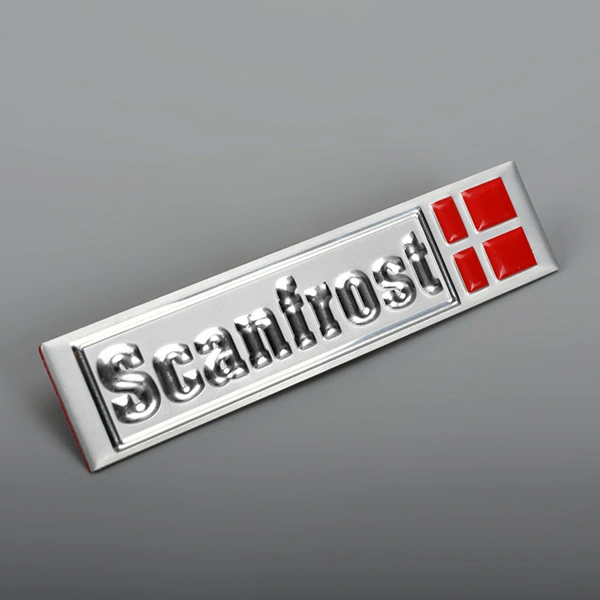 Metallnamnsplatta aluminiumetikett