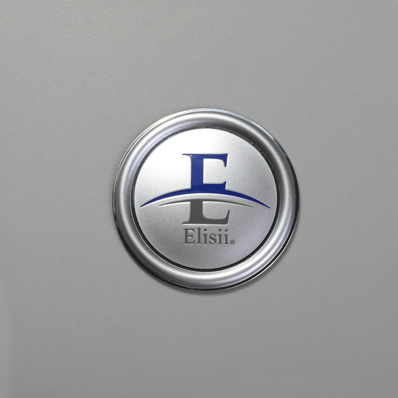 Aluminiumetikett anpassad logotyp 3d präglad klistermärke