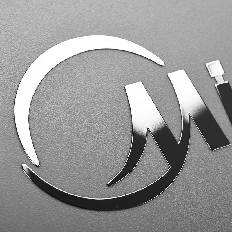 Metalletikett för apparaten