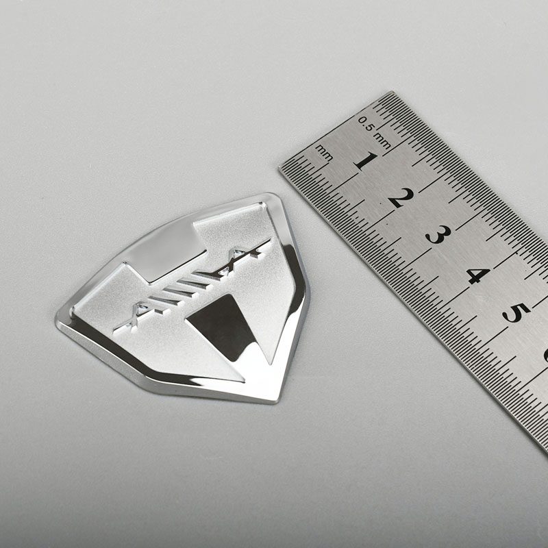 Krom metallisk logotyp