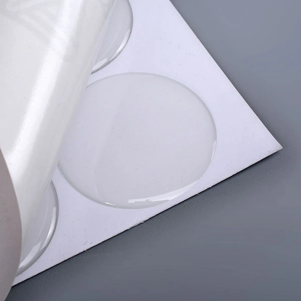 Tillverkad i Kina Högkvalitativ tecknad design självhäftande 3D Epoxi-logotyp Resin Dome Namnskylt