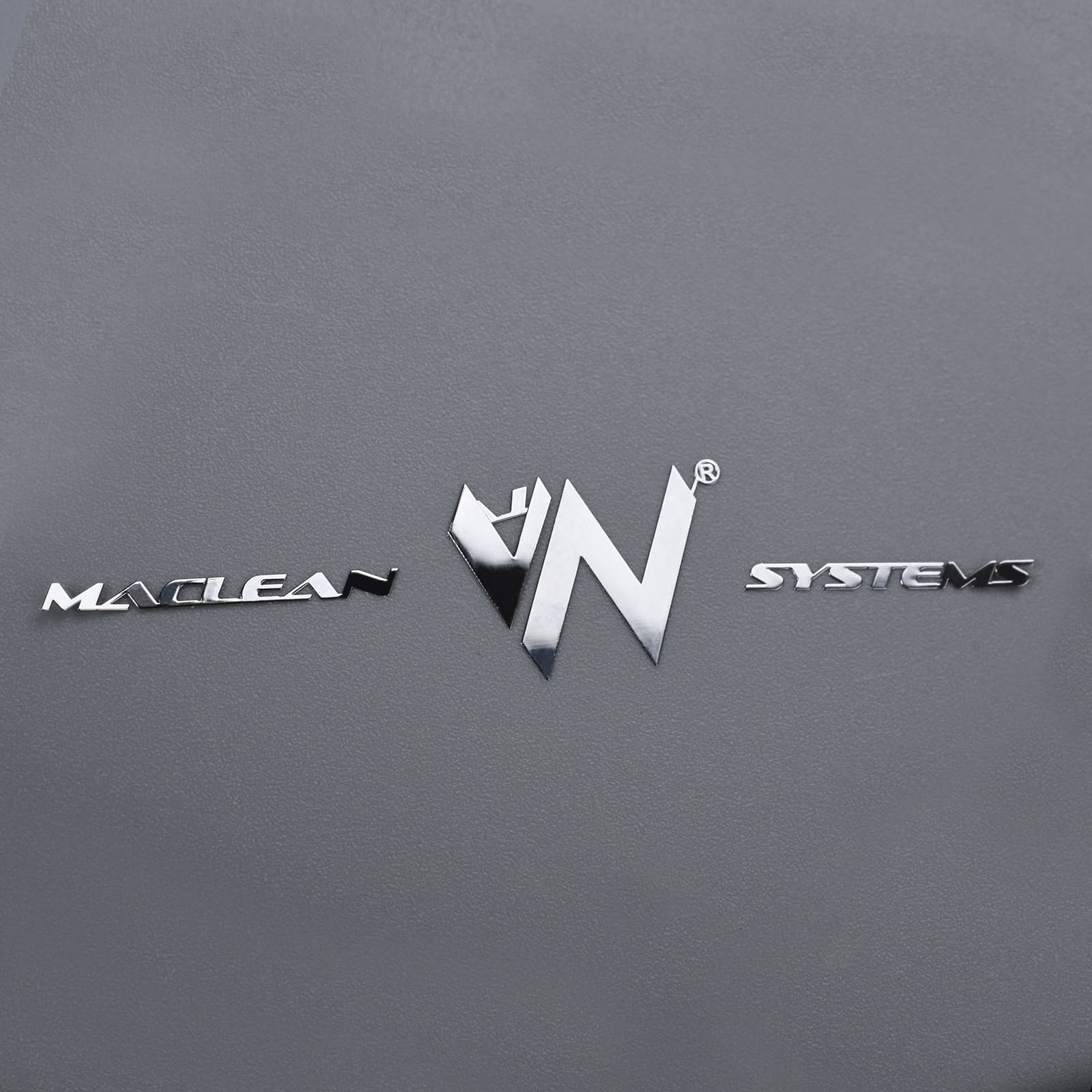 Präglad Nickel Sticker Logotyp