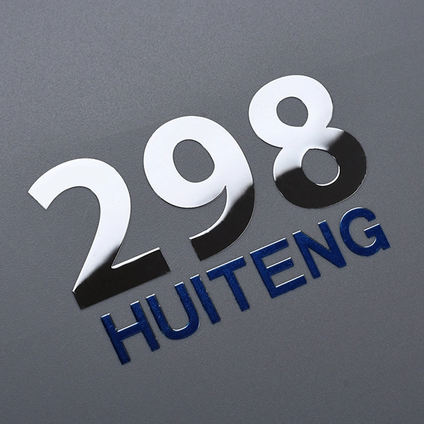 Metall logotyp etikett