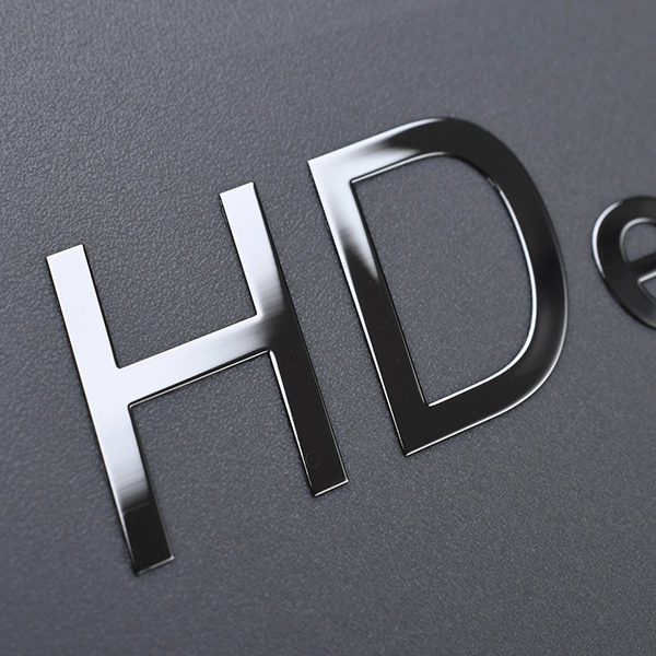 3D-logotypklistermärke