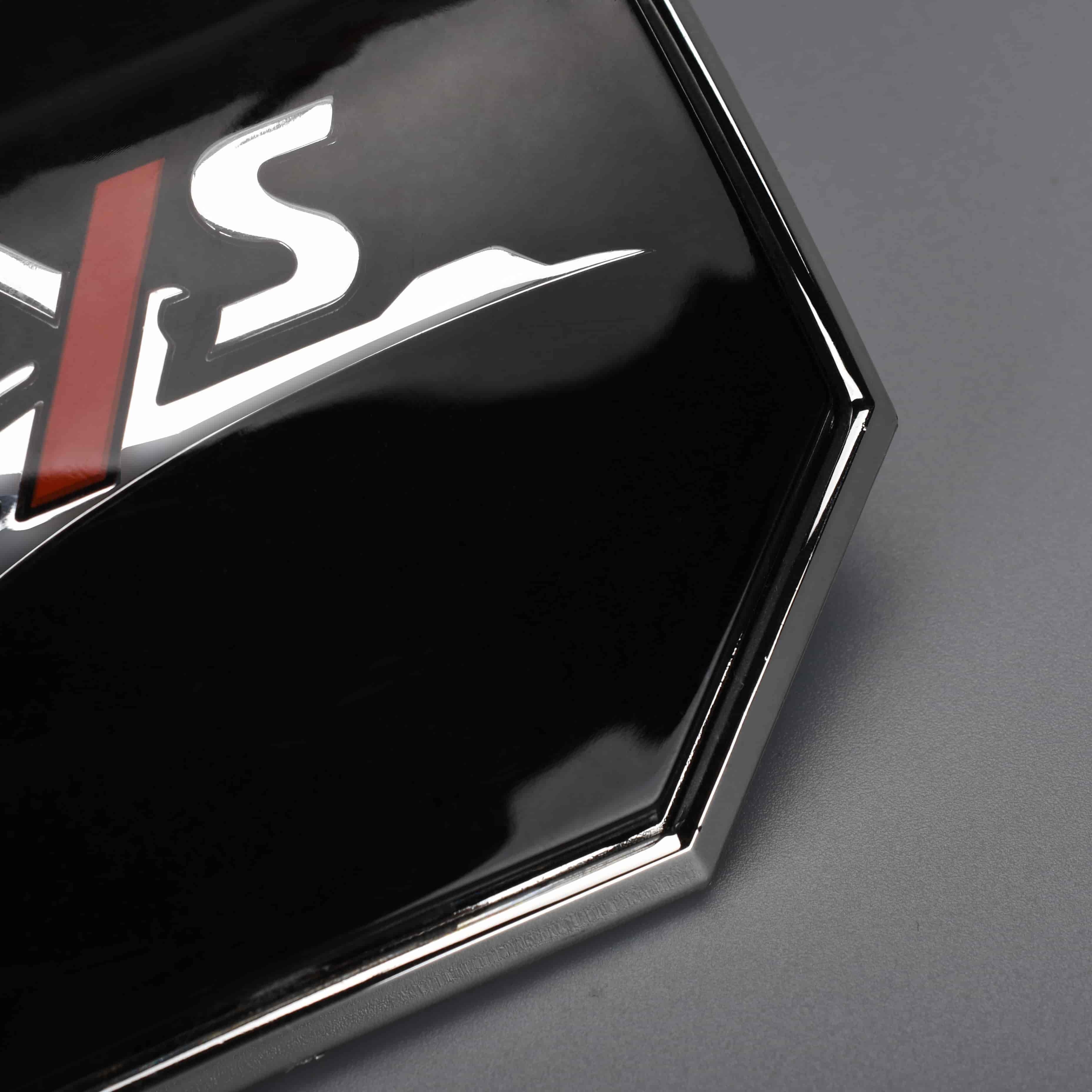 Vattentät märkesdekal ABS-emblem