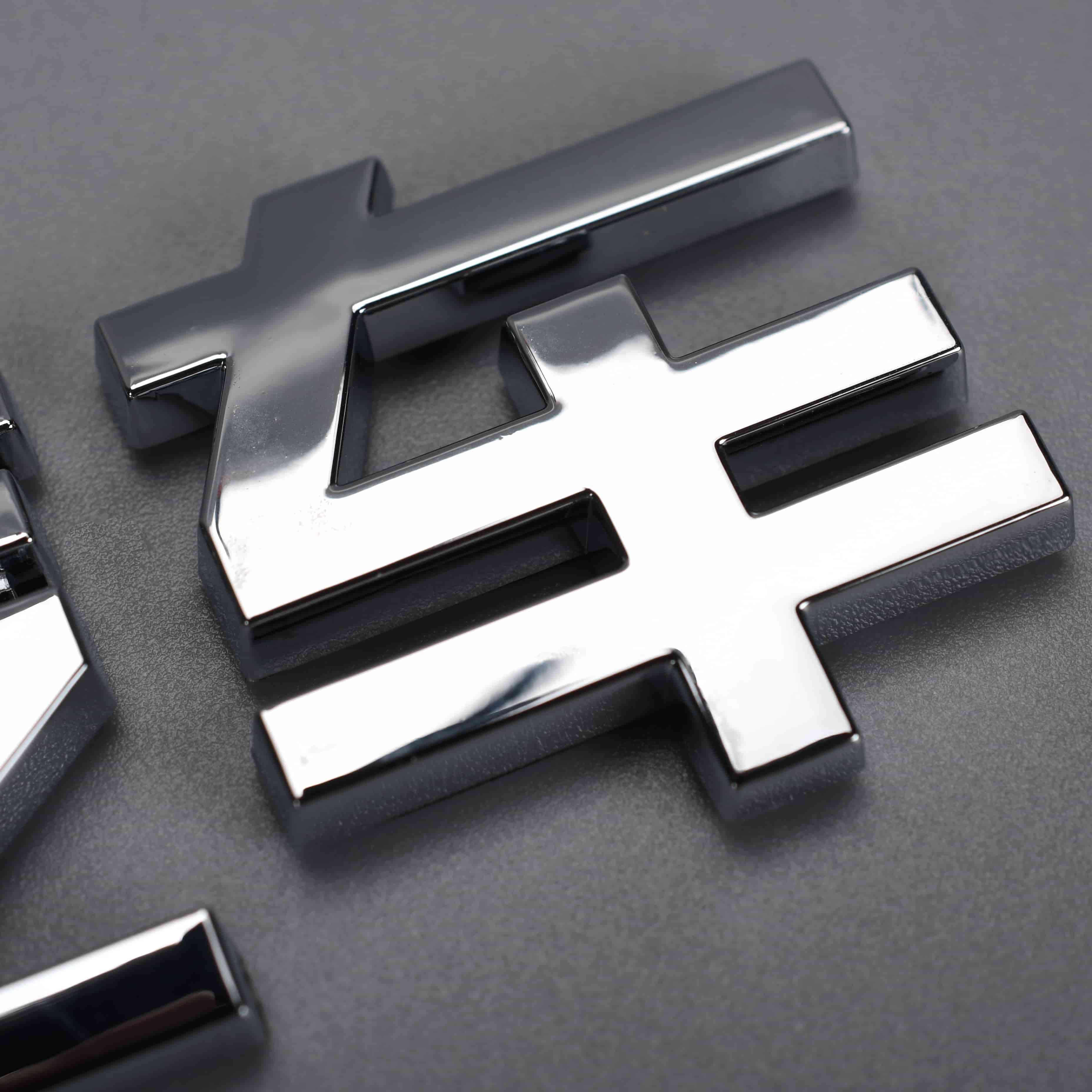 Plast Bil Auto Emblem Badge Stickers