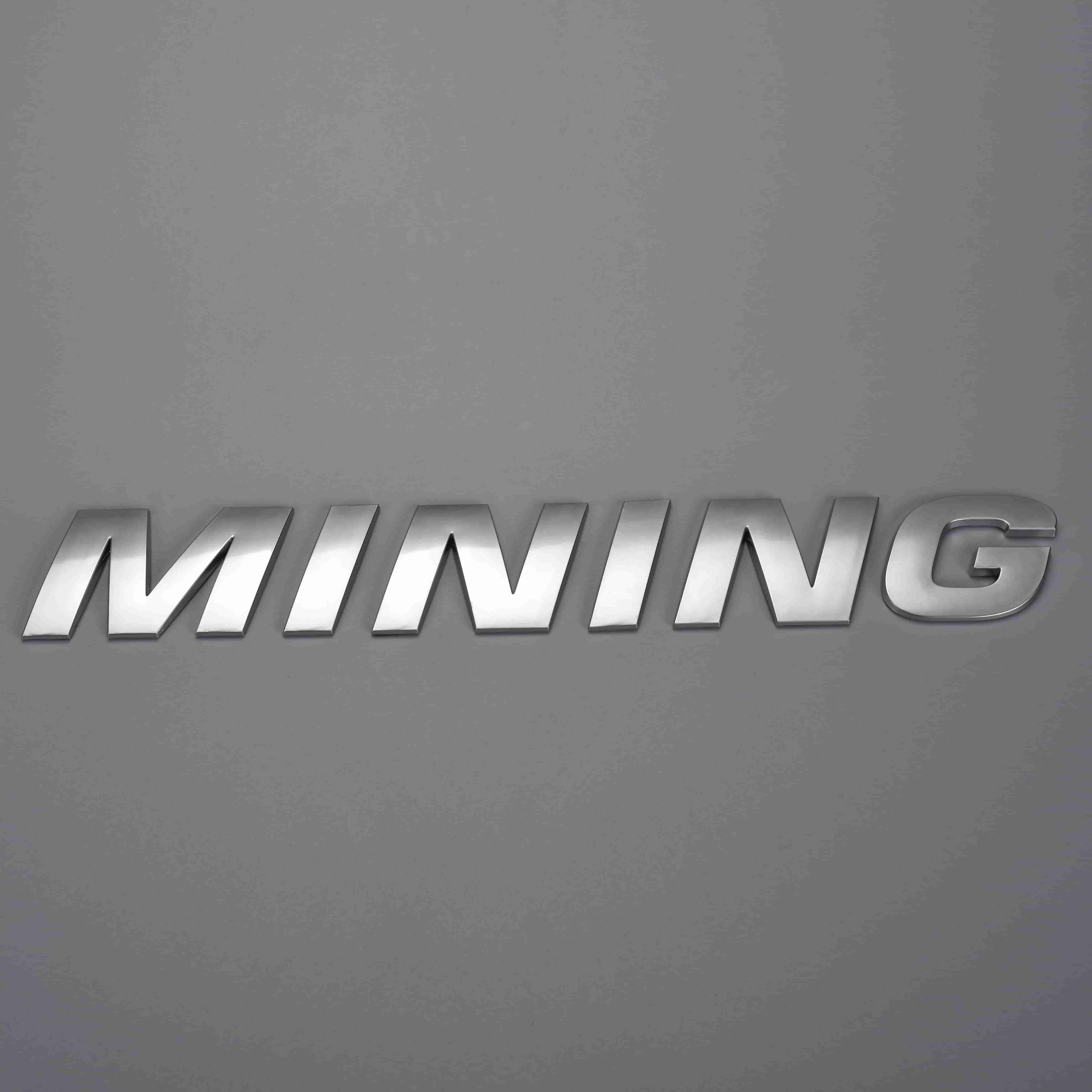 3d bokstäver bil emblem logotyp