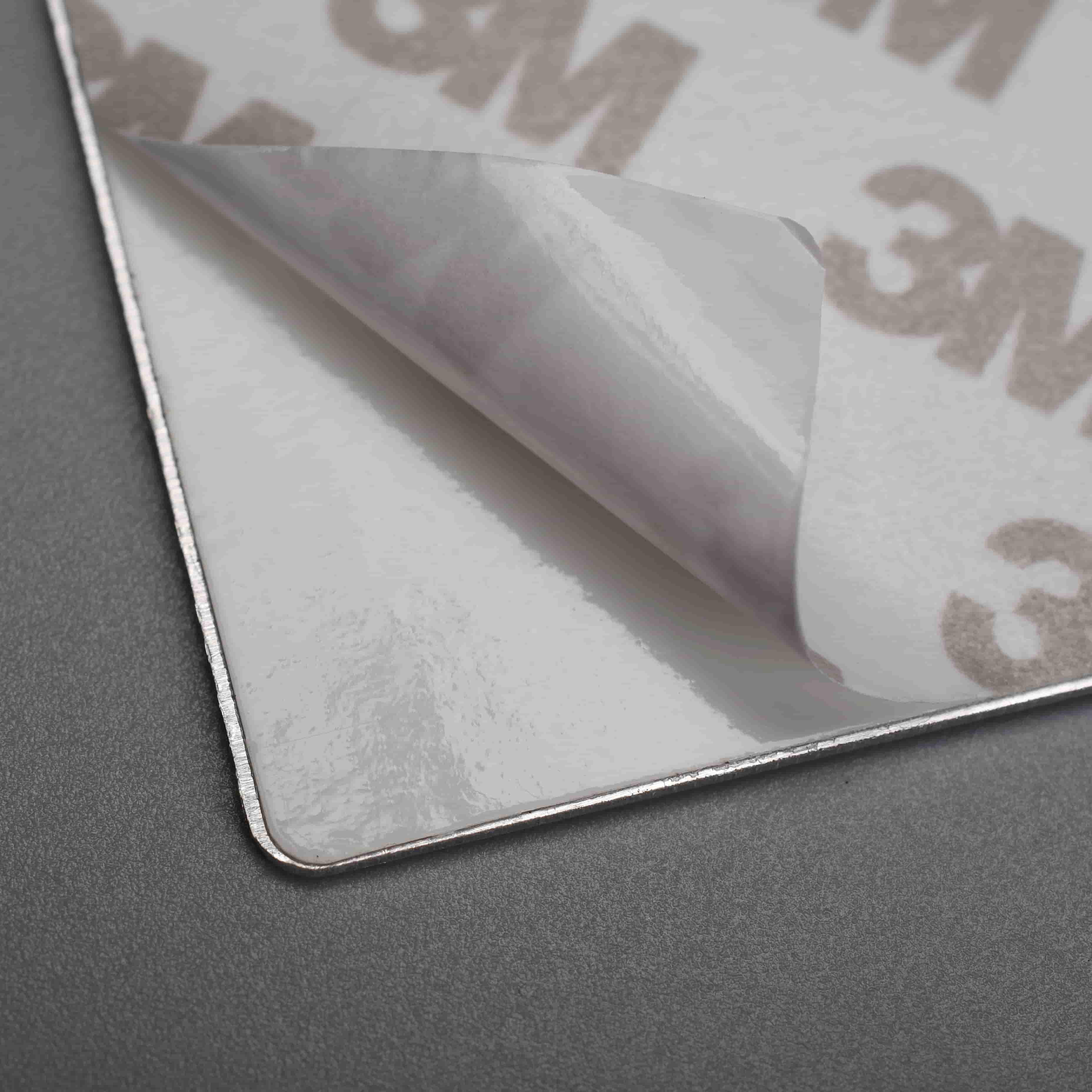 3d spegel präglad rasied graverad aluminium