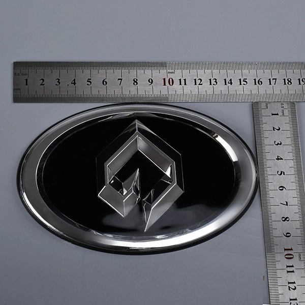 3D plastbil klistermärke