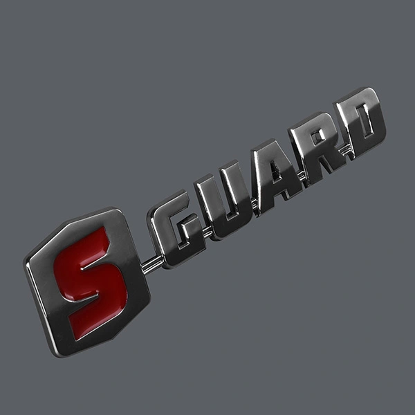 Plastbil Auto Emblem Stickers