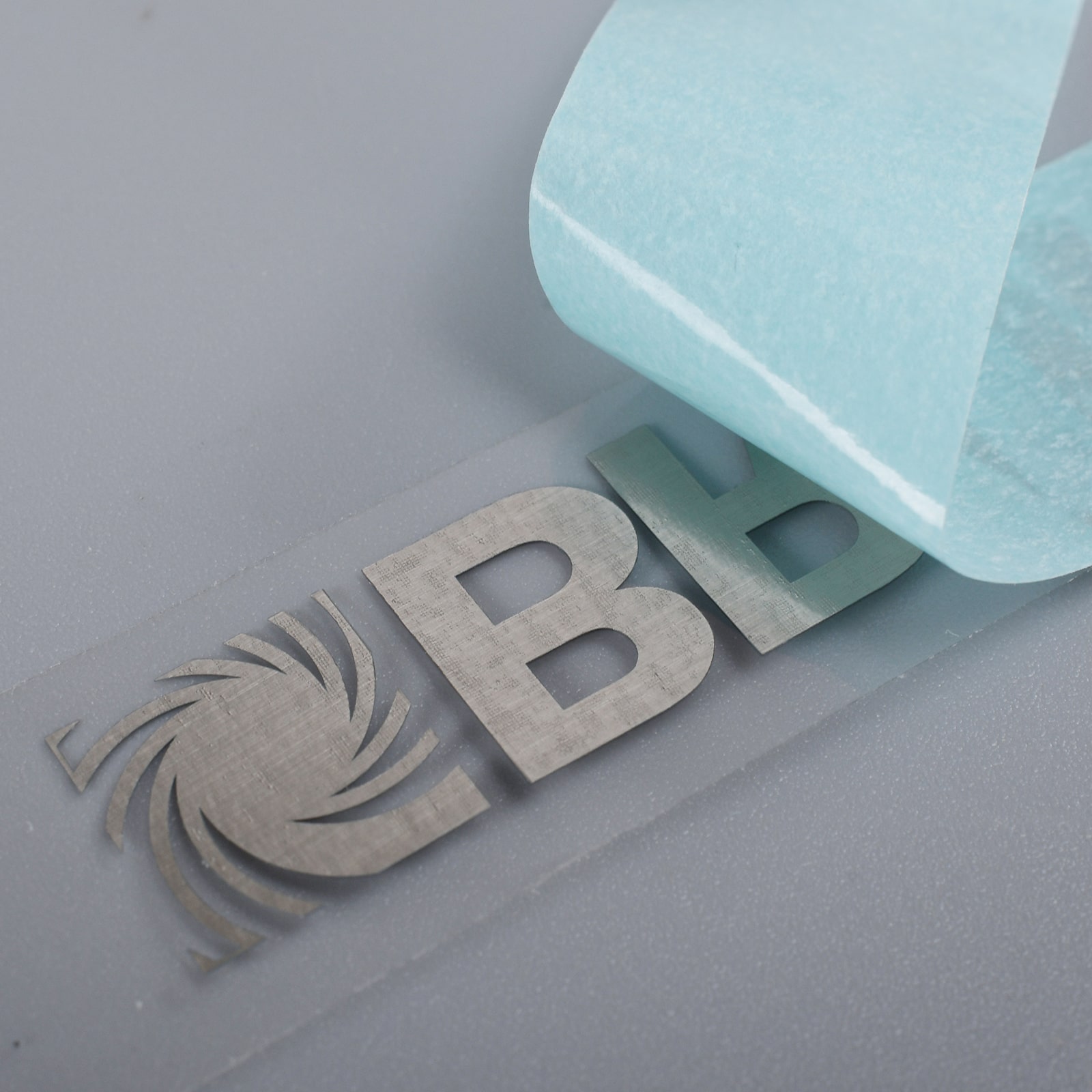 Elektropläterad Nickel Sticker Transfer Etikett