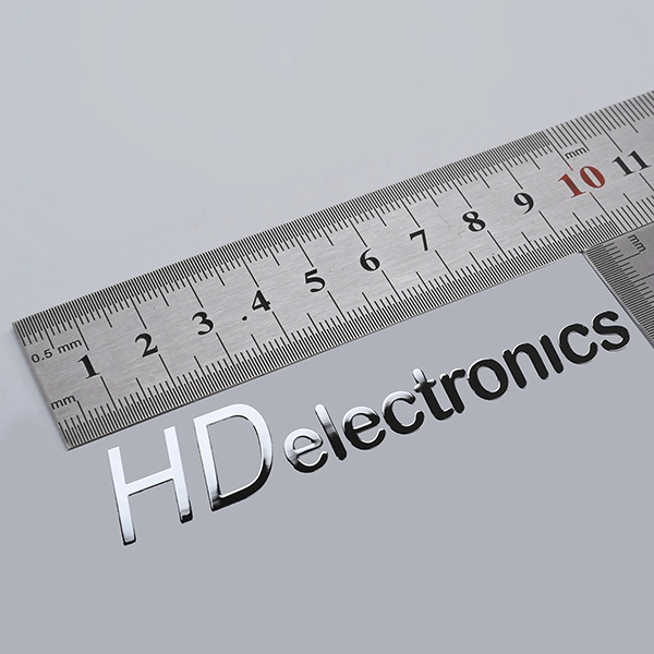 3D-logotypklistermärke
