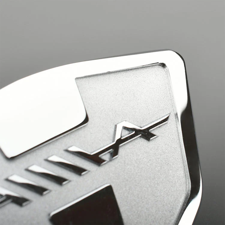 Elektroform 3D Metal Logo Etikettklistermärke
