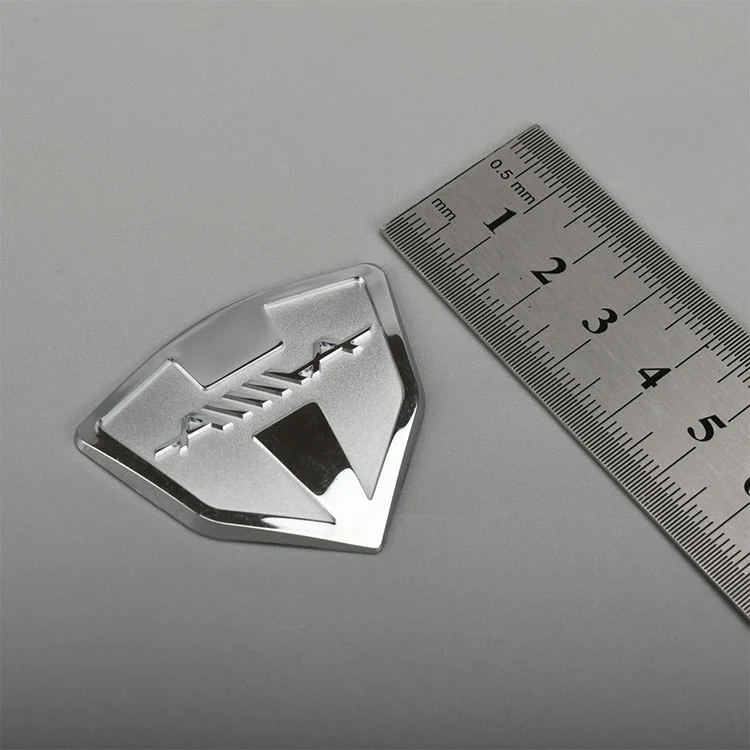 Elektroform 3D Metal Logo Etikettklistermärke