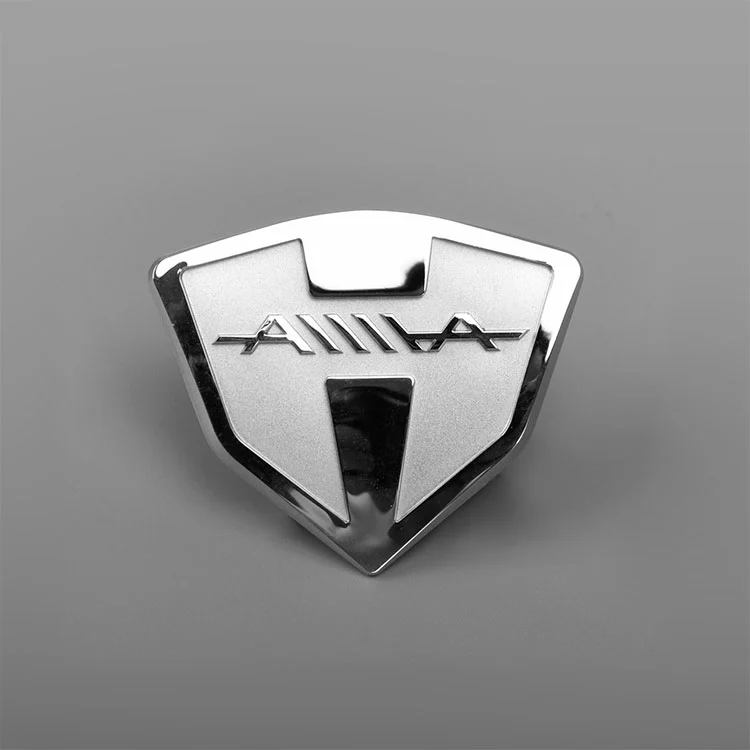 Elektroform 3D Metal Logo Etikettklistermärke
