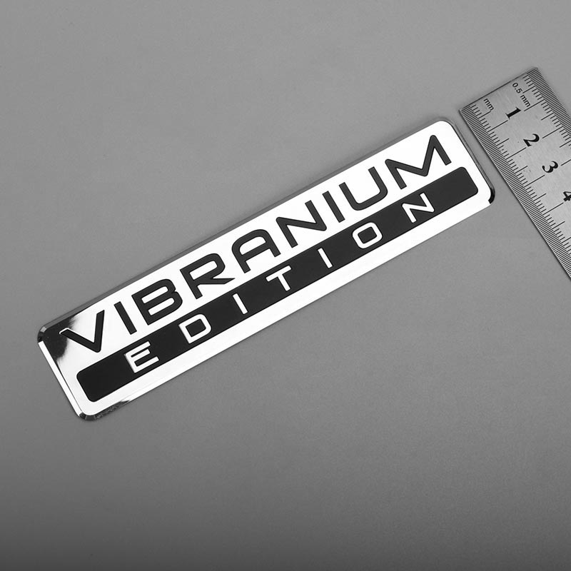 Elektroform metall nickel klistermärke