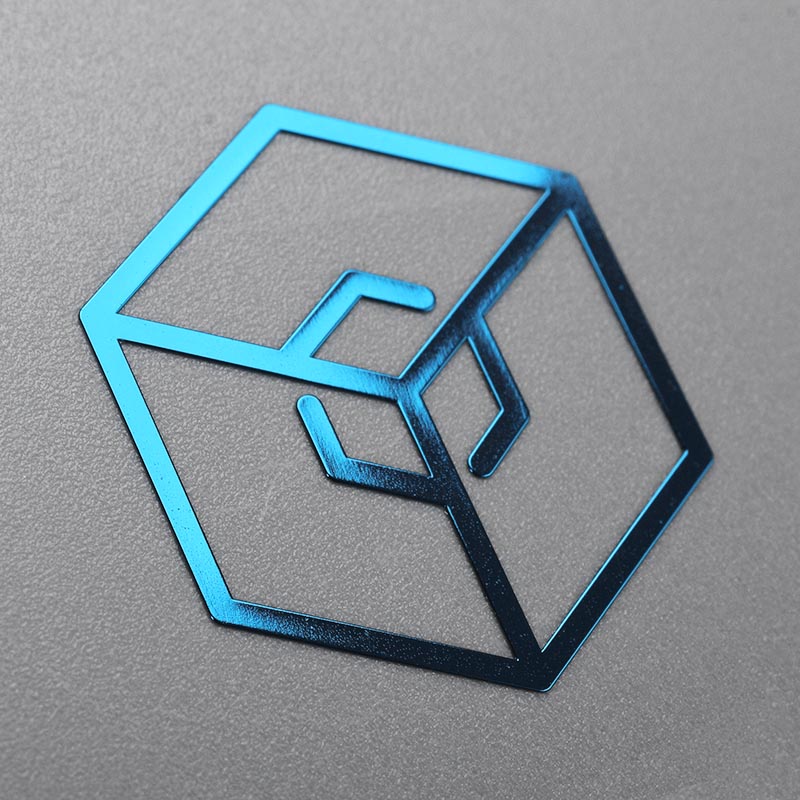 Electroform Nickel Stickers