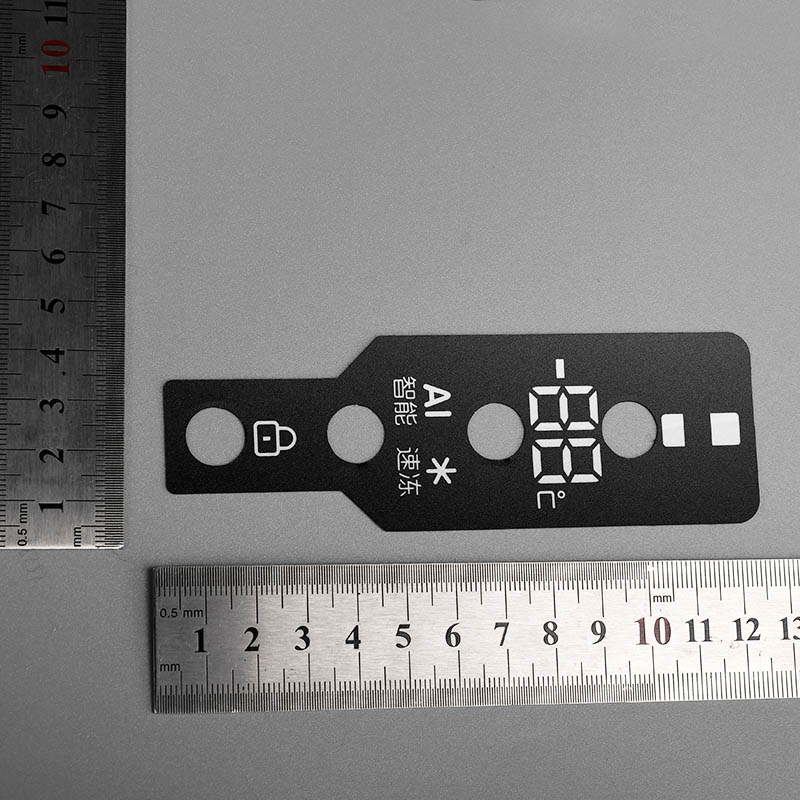 Elektroniska PET-transparenta panelklistermärken