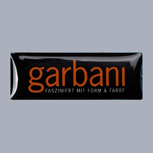 Gelklart epoxiharts klistermärke