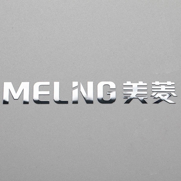 Anpassningsbara metallklistermärken Nickel glänsande värmebeständig logotyp