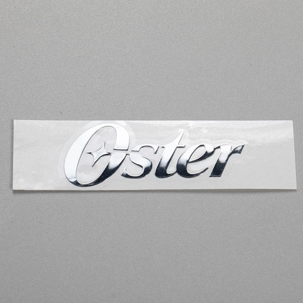 Custom Metal Transfer Etikett Sticker Elektroformande Metal Nickel Logo