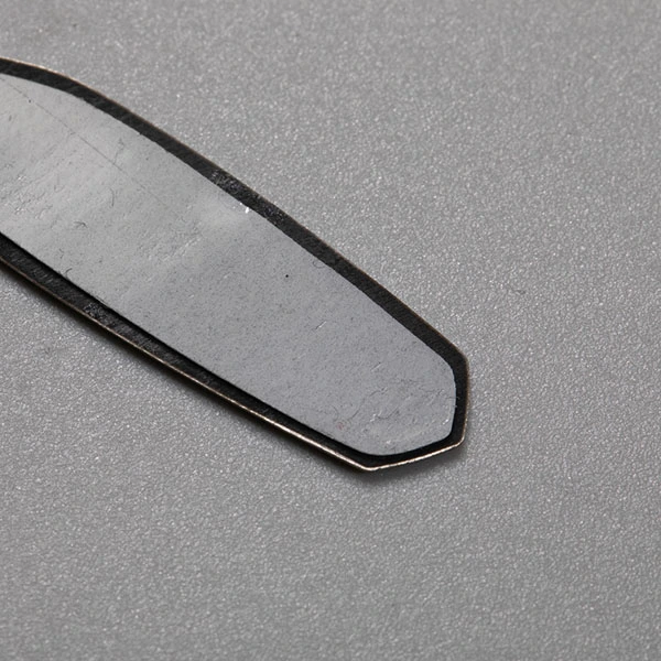 anpassad elektroform logotyp etikett 3d metall namnskylt nickel klistermärke