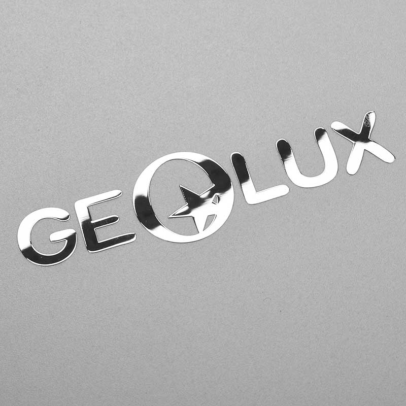 Logotyp metalletikett