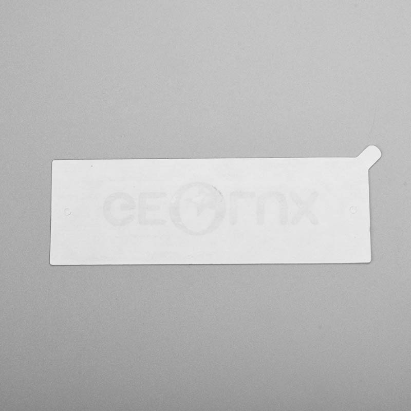 Logotyp metalletikett
