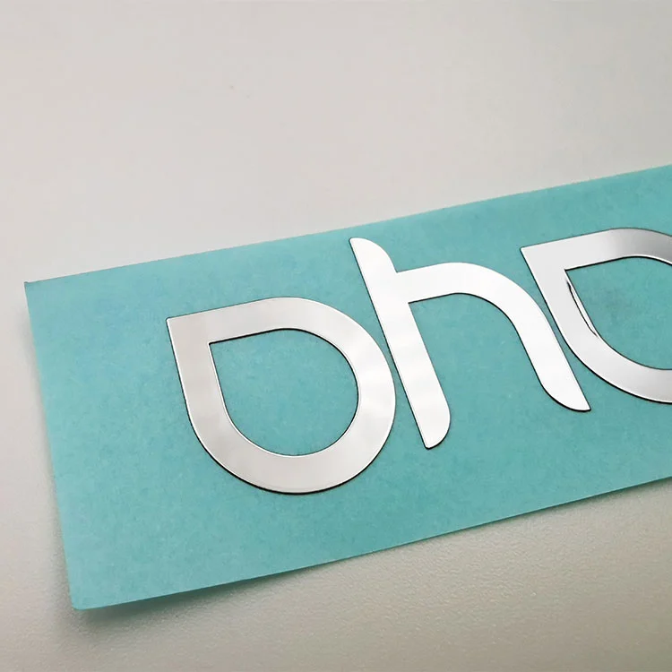 Logo Nickel Metal Sticker Etikett