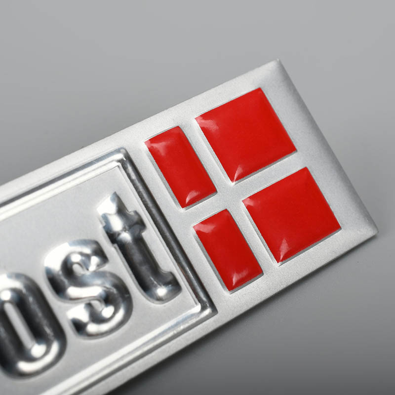 Metall logotyp