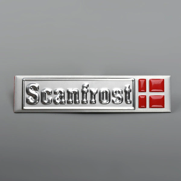 Metallnamnsplatta aluminiumetikett