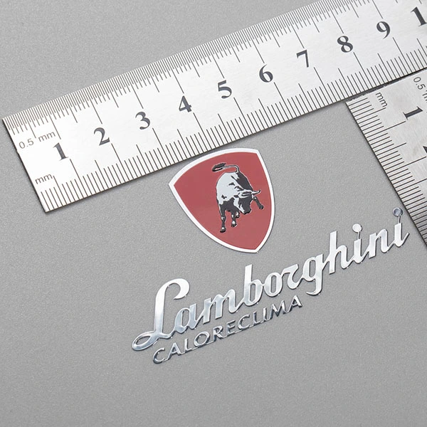 Nickel glänsande värmebeständig logotyp