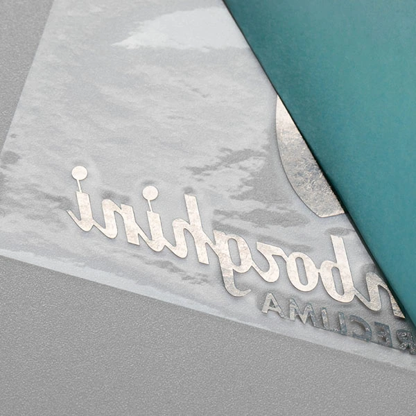 Nickel glänsande värmebeständig logotyp