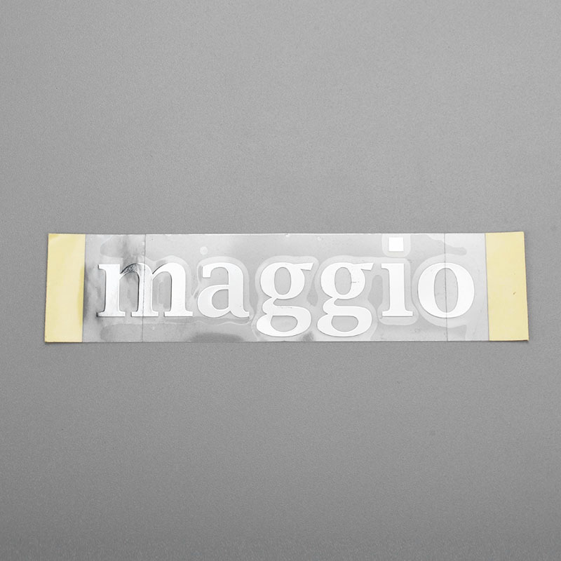 Nickel Sticker Logo Etikett