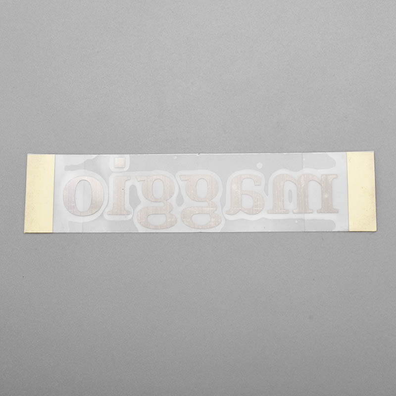 Nickel Sticker Logo Etikett