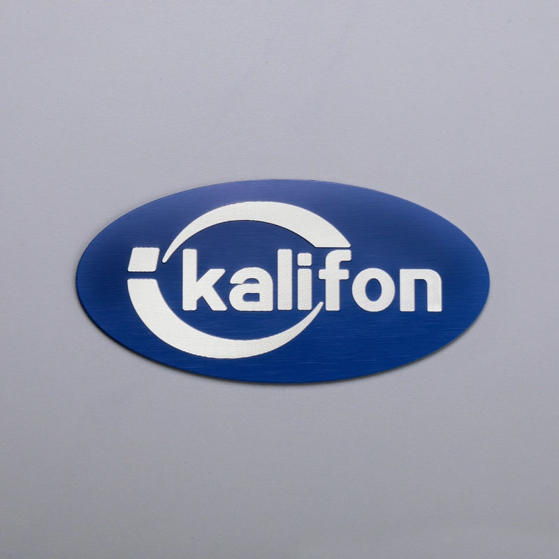 Maskin metall pressgjutning aluminium emblem