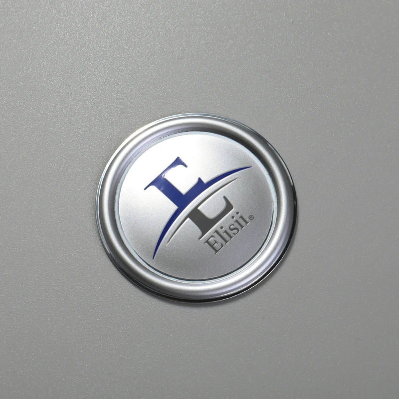 Aluminiumetikett anpassad logotyp 3d präglad klistermärke